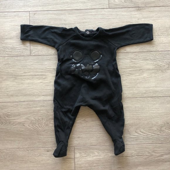 Little Marc Jacobs Baby Bodysuit Onesie Black 6M - Picture 3 of 10